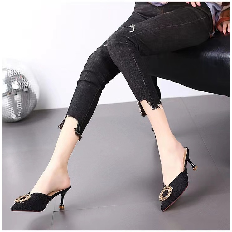 aid 0328, sepatu heels wanita import fashion sandal heel terkiniian cantik dan termurah terpopular cantik