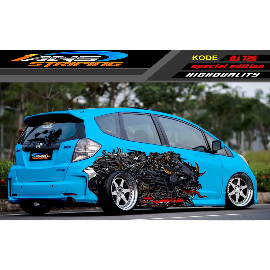 STICKER MOBIL HONDA BRIO / JAZZ RS / MOBILIO / AGYA / YARIS / ATOS / STICKER MOBIL