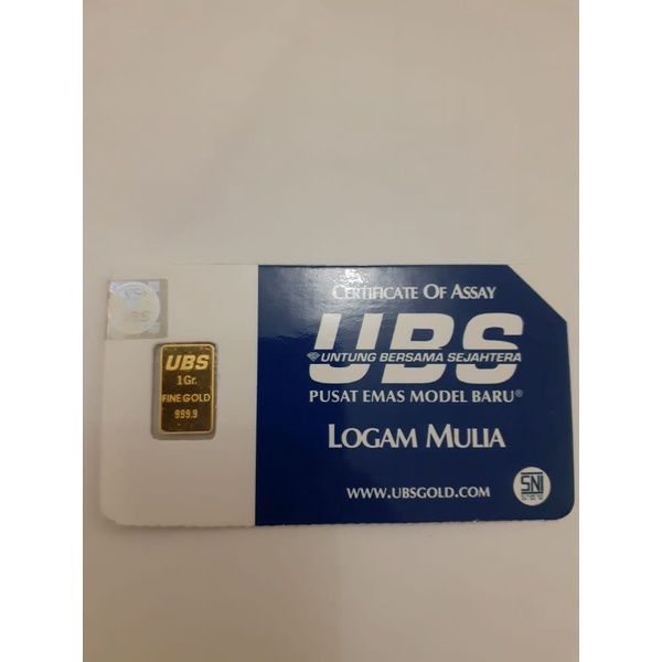 Logam Mulia UBS 1 gram