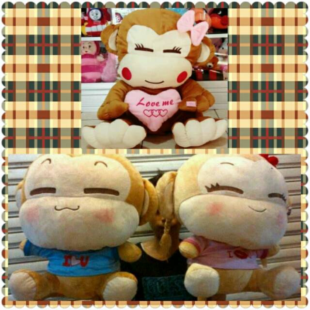 Boneka monyet 80cm