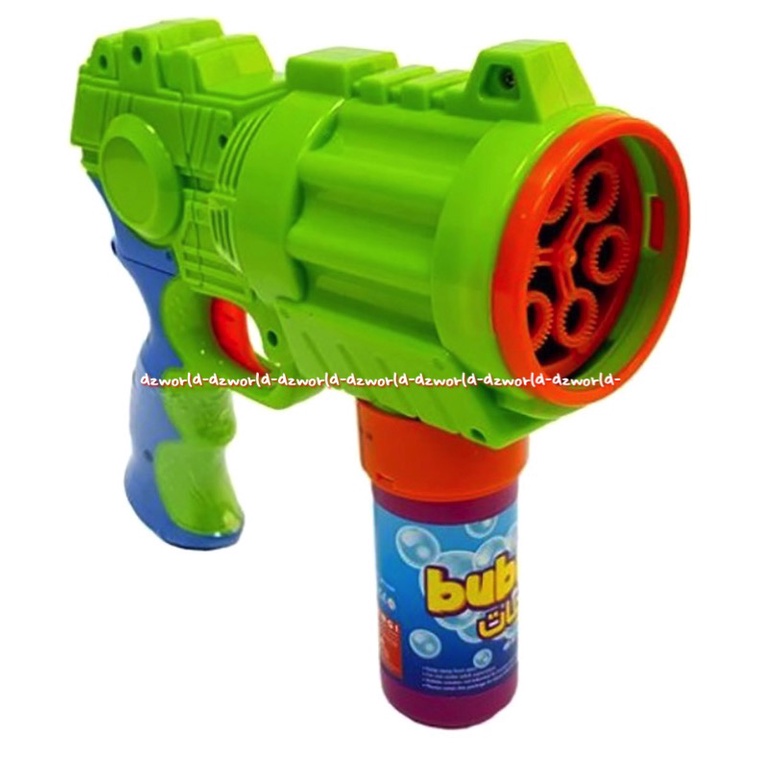 Rainbow Bubble Extreme Bubble Blaster Gun Mainan Gelembung Sabun Bentuk Pistol Pistolan 118ml