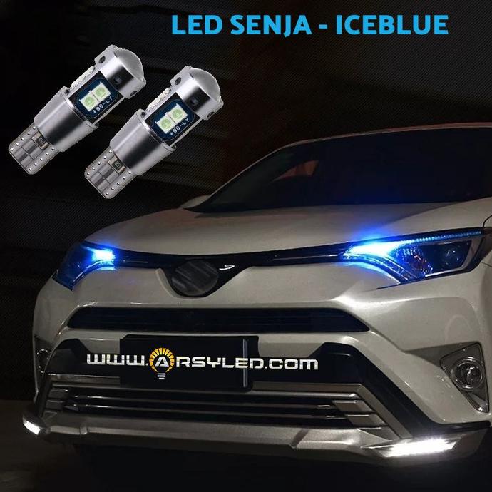 lampu led senja mobil T10 METALIK SILVER - Sigra Calya Avanza Xenia