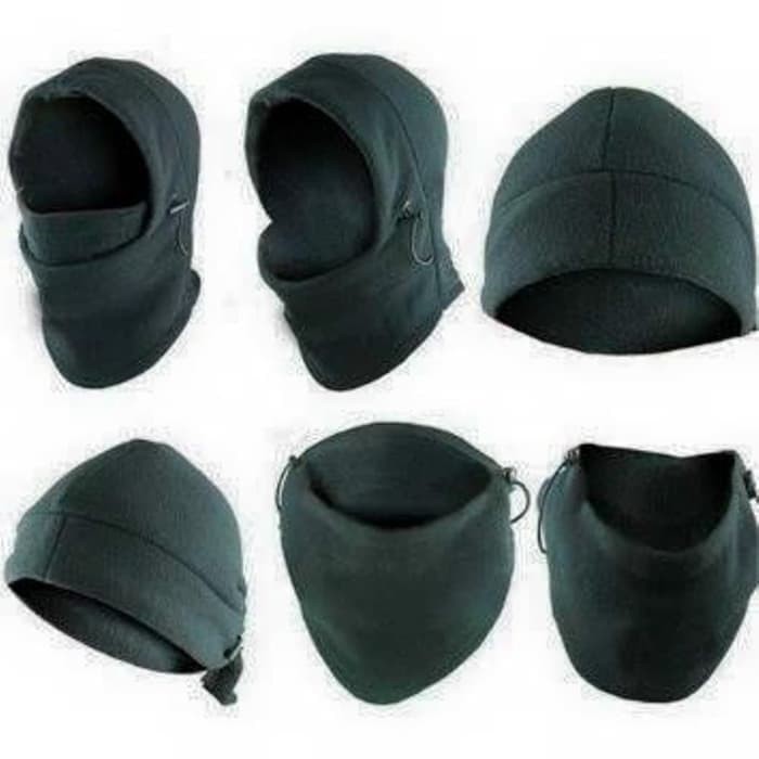 Masker Scarf balaclava multifungsi ninja kupluk Polar 6 in 1 Full Face