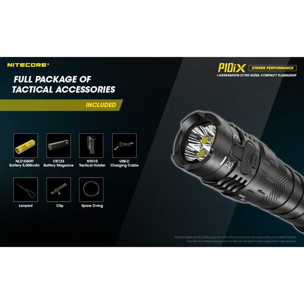 IDN TOOLS - NITECORE P10iX Senter LED CREE XP-L2 V6 4000 Lumens