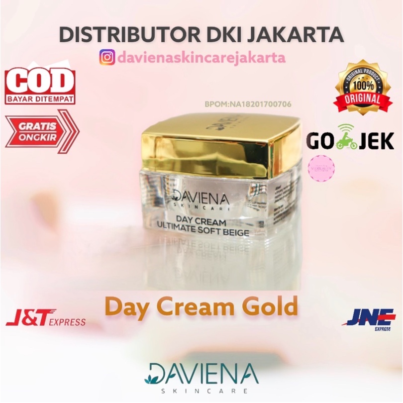 Terlaris DAY CREAM GOLD SERIES DAVIENA SKINCARE