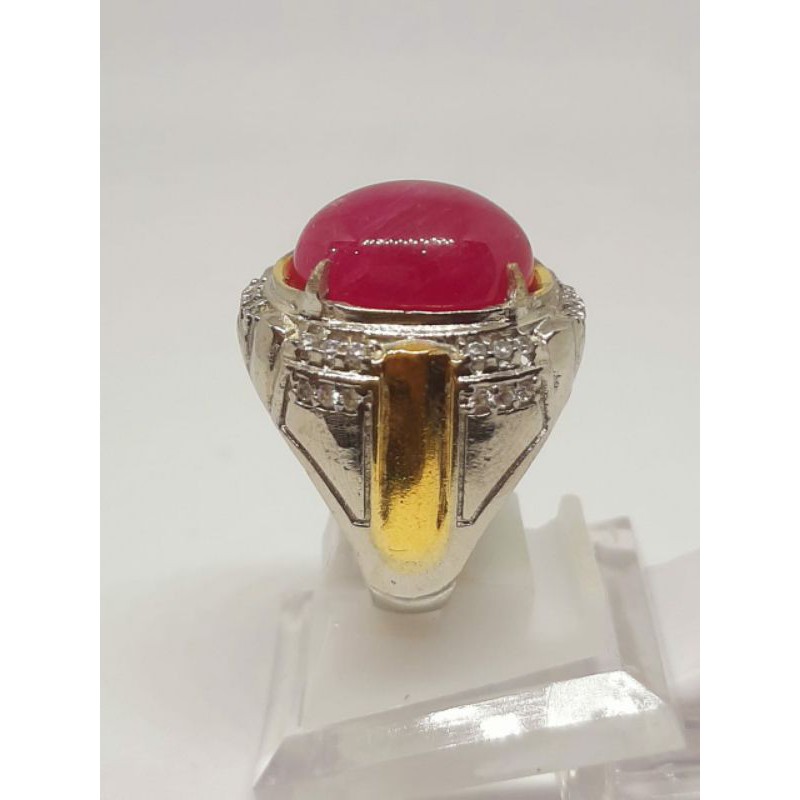 BATU CINCIN PERMATA RUBY MONZAMBIQ JUMBO ASLI 001