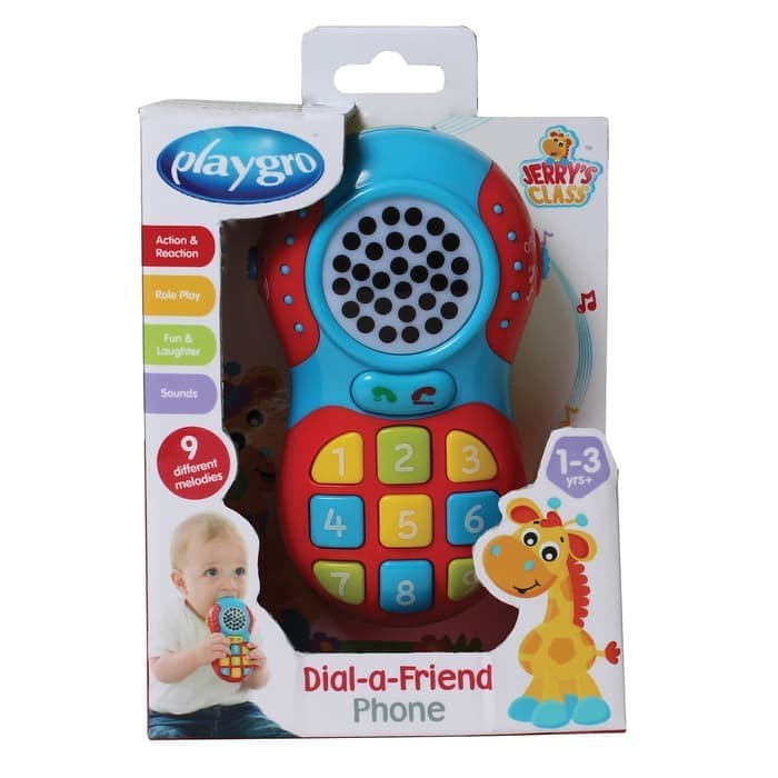 Playgro Jerry's Class Dial a Friend Phone / Mainan Bayi