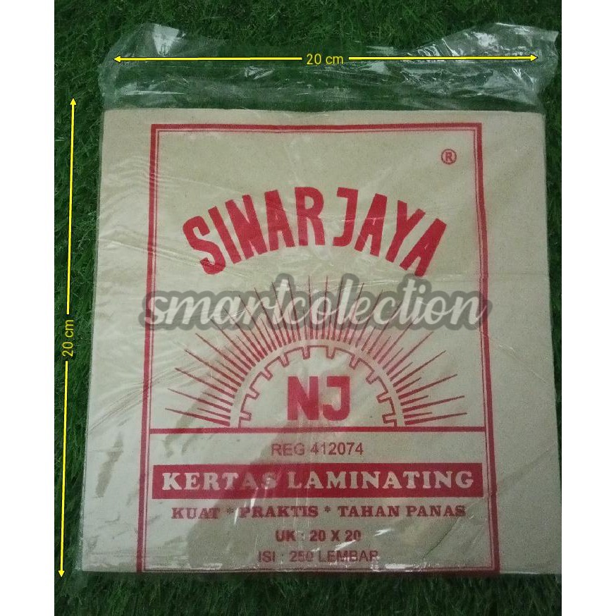 

MURAH!!! Kertas Pembungkus nasi Sinar Jaya 20 x 20 250pcs
