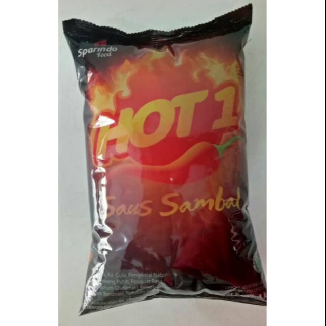 Saus bantal sambal hot one / chili sauce hot 1 berat 1 kg / sambal pilihan enak dan murah