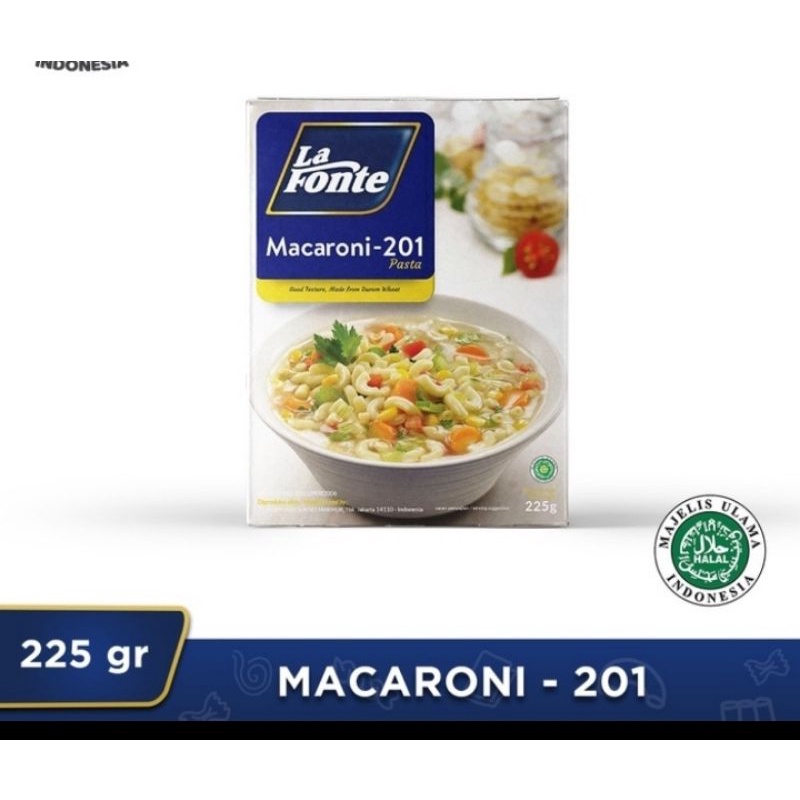 

la fonte lafonte macaroni 225gr