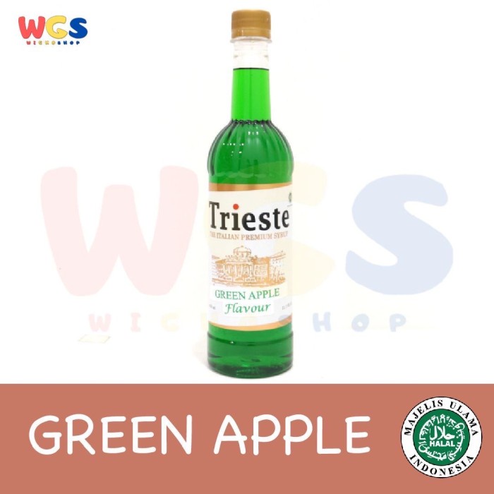 

Sirup Trieste Green Apple - Sirup Rasa Apple - 650 ml