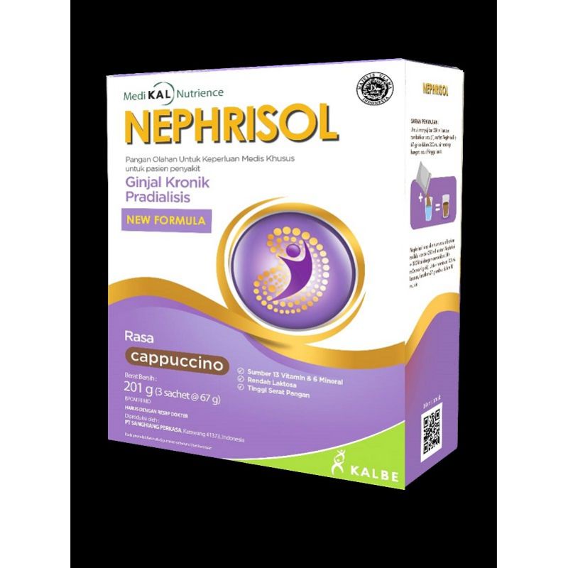 Nephrisol -Susu Tinggi Protein Untuk Pasien Ginjal Kronik Predialisis.