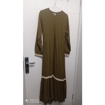 Gamis hijau army