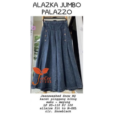 Kulot Jeans Alazka Jumbo Palazzo