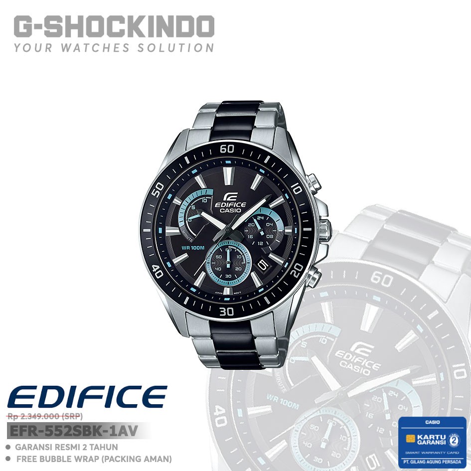 Casio Edifice EFR-552SBK-1AV / EFR-552SBK-1AVUDF Original