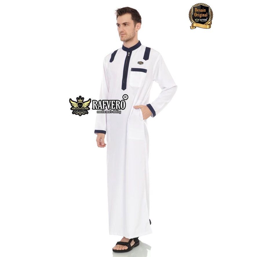 Pakaian Muslim Pria Gamis Jubah Al Zhein Original Rafvero