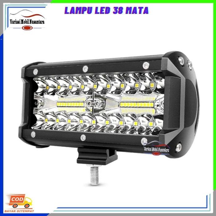 Lampu Led Tembak Sorot Kabut Depan Variasi Mobil 38 Mata
