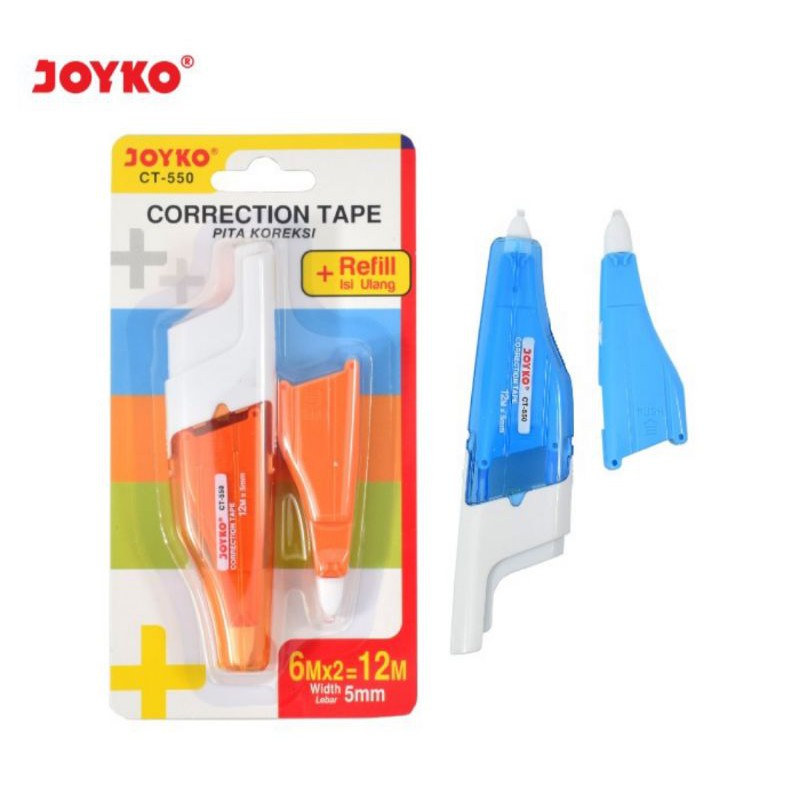 Tipex kertas cetek rectractable correction tape CT550