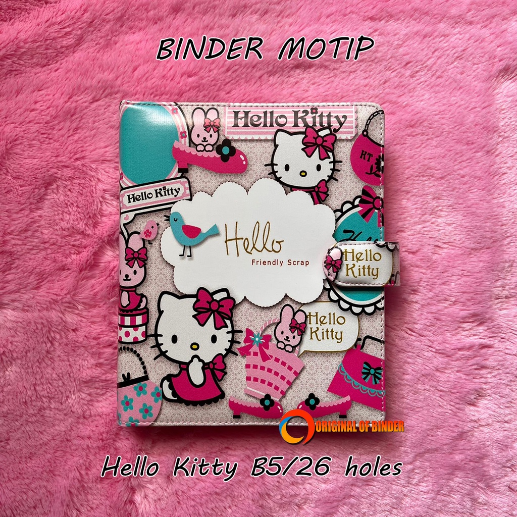 

BINDER PRINTING MOTIP HELLO KITTY A5 DAN B5