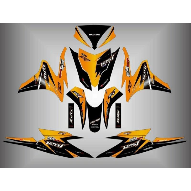 COD STIKER SKOTLET MOTOR DEKAL VARIO 125 OLD STRIPING VARIASI RACING