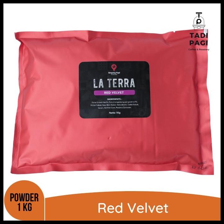 

Powder Red Velvet Bubuk La Terra