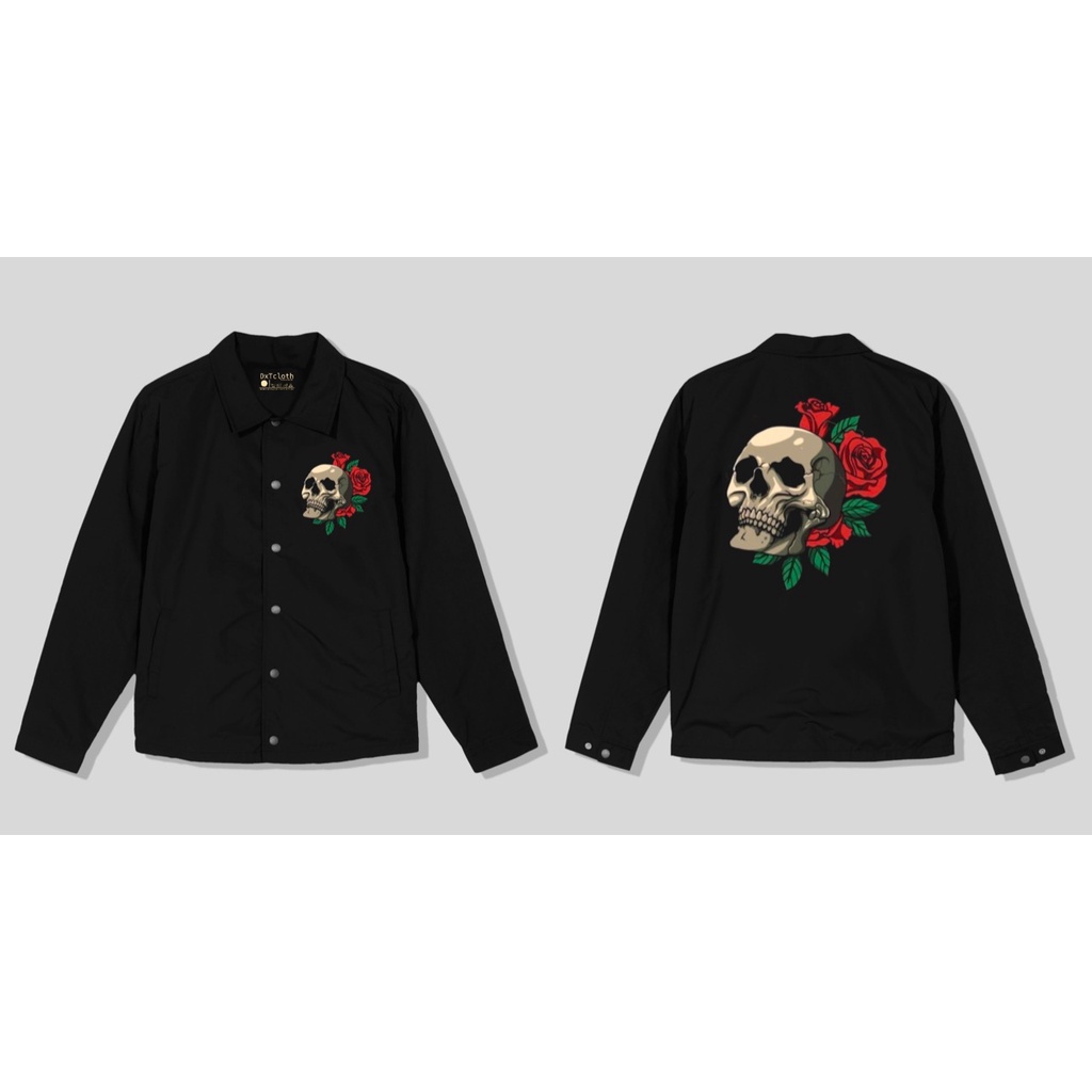 DXTCLOTHING - SkeletonRoses - Windbreaker Jacket