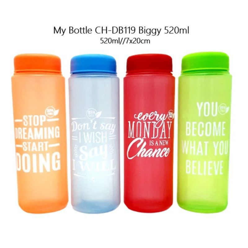 BOTOL AIR MINUM BIGGY HOME BPA 450-500 ML