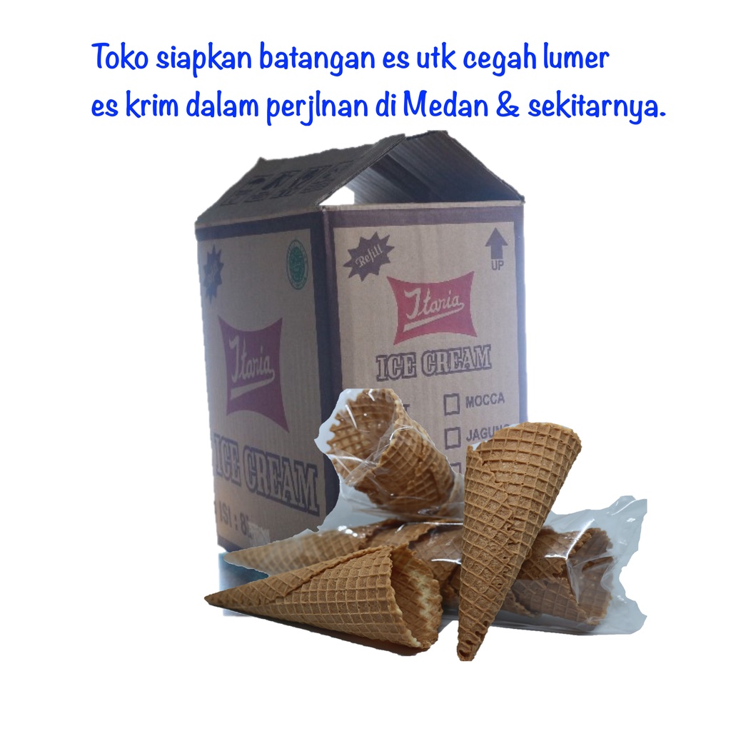 

Itaria - Es Krim 8 Liter + 50 Sugar Cone