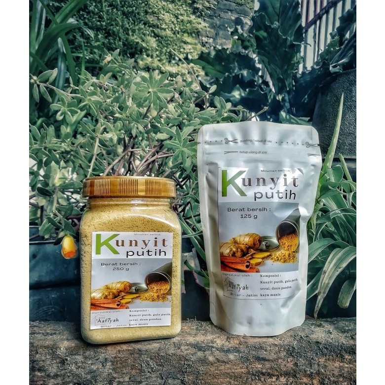 

Kunyit Putih instan (bubuk)-125 gram dan 250 gram Kunyit Putih Instan