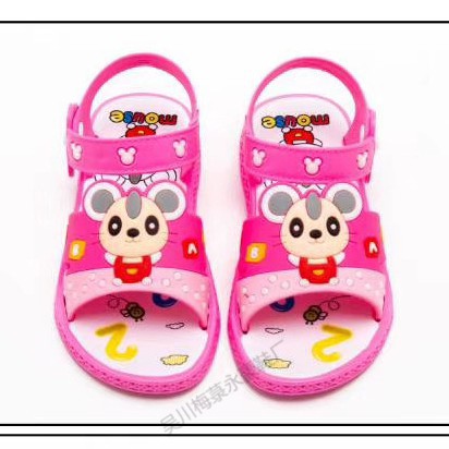 LittleAaron RUNNING MOUSE Sepatu Sandal Anak Laki Laki Perempuan Bahan Karet Model Lucu 0-5 Tahun Import Sport Termurah