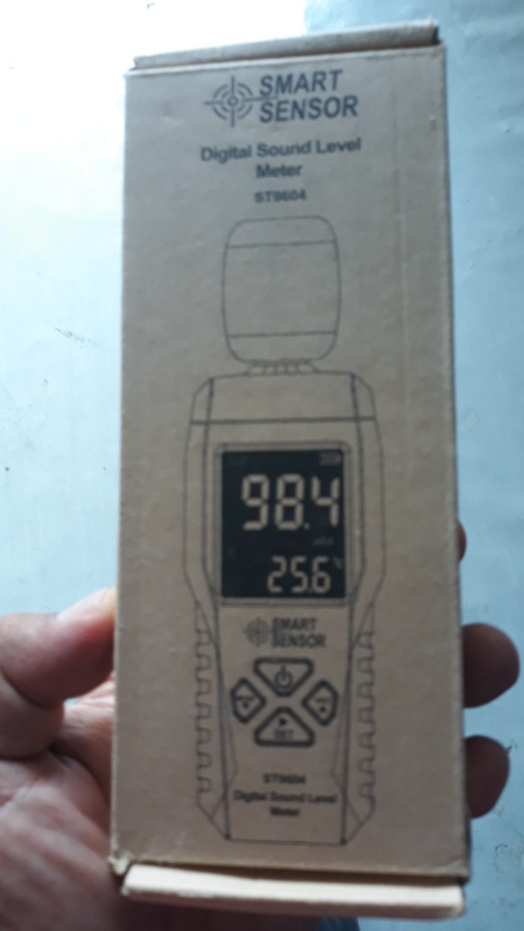 【24h Shipping】smart Sensor Pengukur Level Suara Digital Mini Dengan Layar Lcd 30-130dba St9604