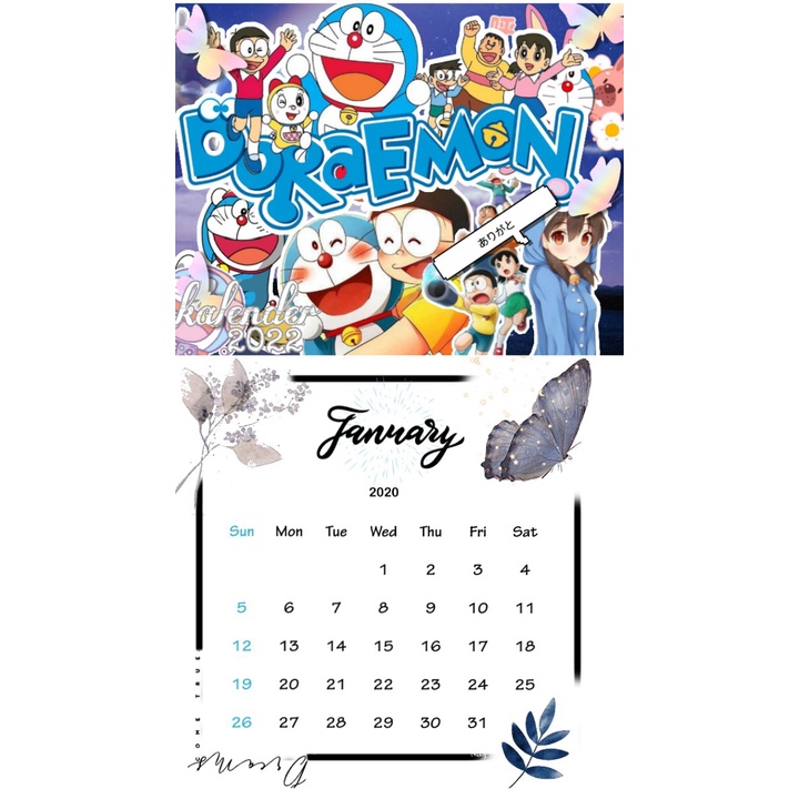 

DESK KALENDER /KALENDER DINDING 2022 COSTUM MURAH isi 12 (120 gsm)