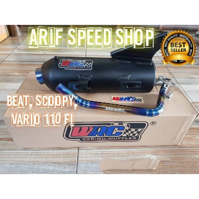 KNALPOT WRC BEAT ,SCOOPY ,VARIO 110 FI