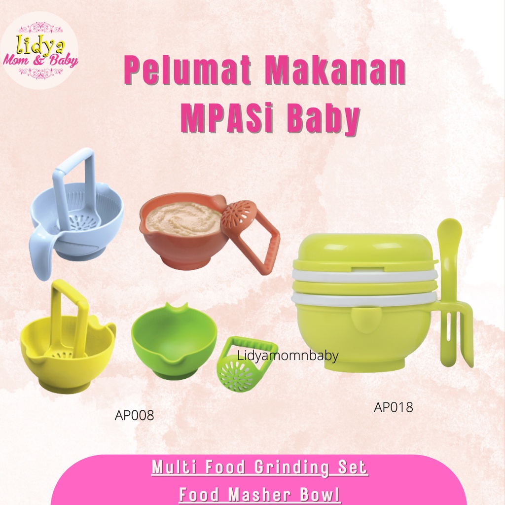 Baby Safe Multi Food Grinding Set AP014 Multi food Grinding Set Penghancur Atau Pelumat Makanan Baby Termurah By Lidyamomnbaby