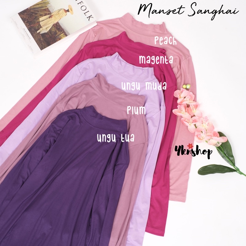 Manset Sanghai Bahan Rayon Super Adem Ukuran L XL XXL