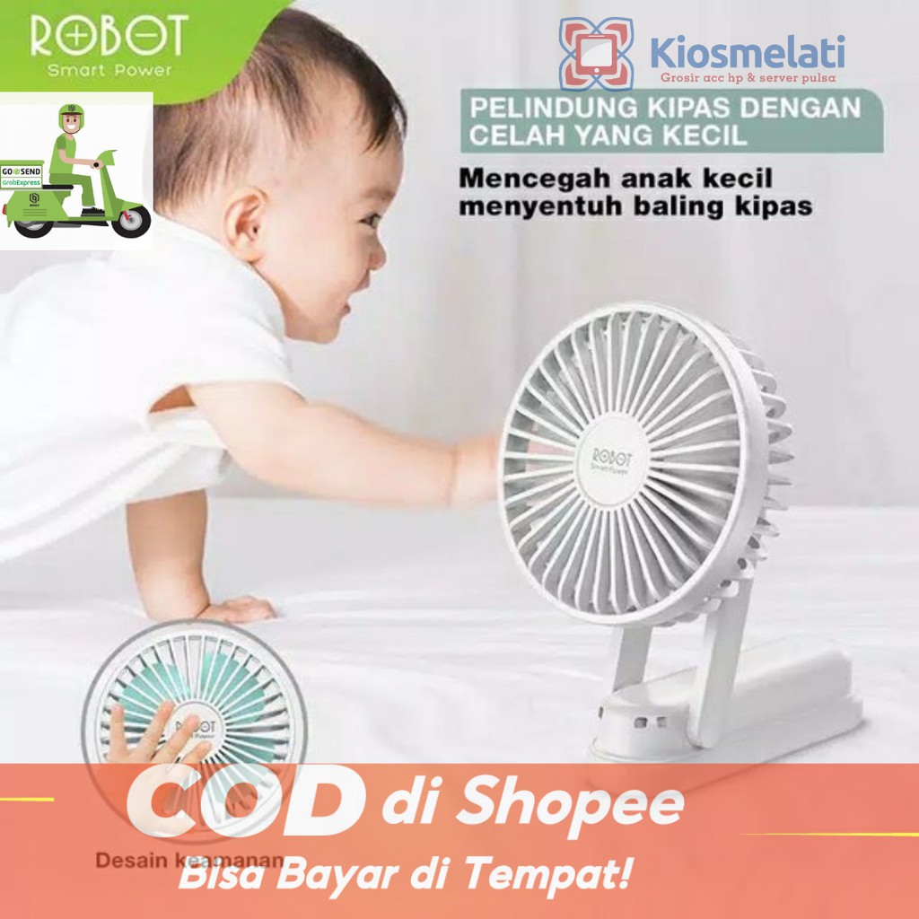 Kipas Robot RT-BF11 Kipas Angin Portable Kipas Angin Bisa Powerbank Robot