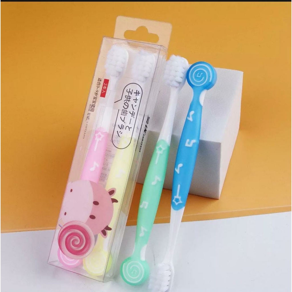 Sikat gigi anak panda / sikat gigi lembut anak / sikat gigi karakter hewan lucu