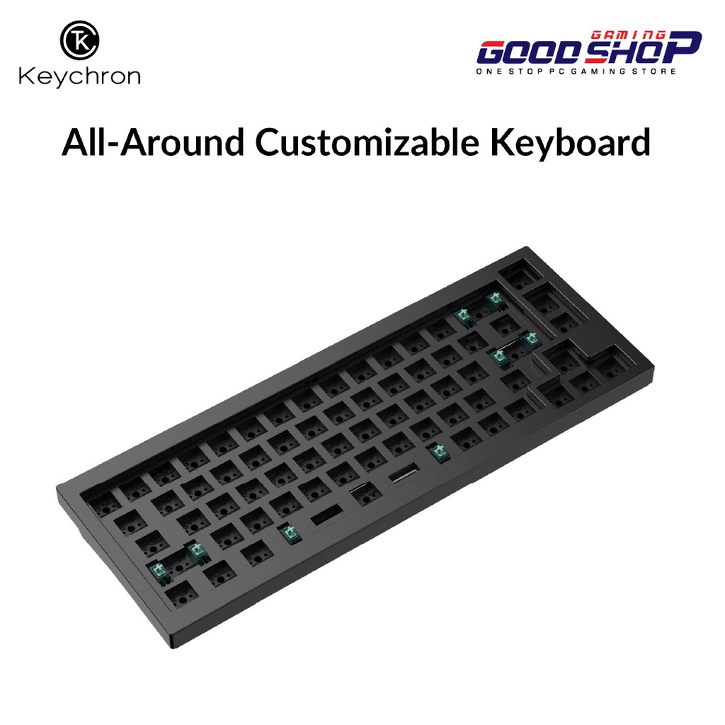 Keychron Q2 QMK 65% Custom Mechanical Keyboard - BAREBONE ANSI Layout