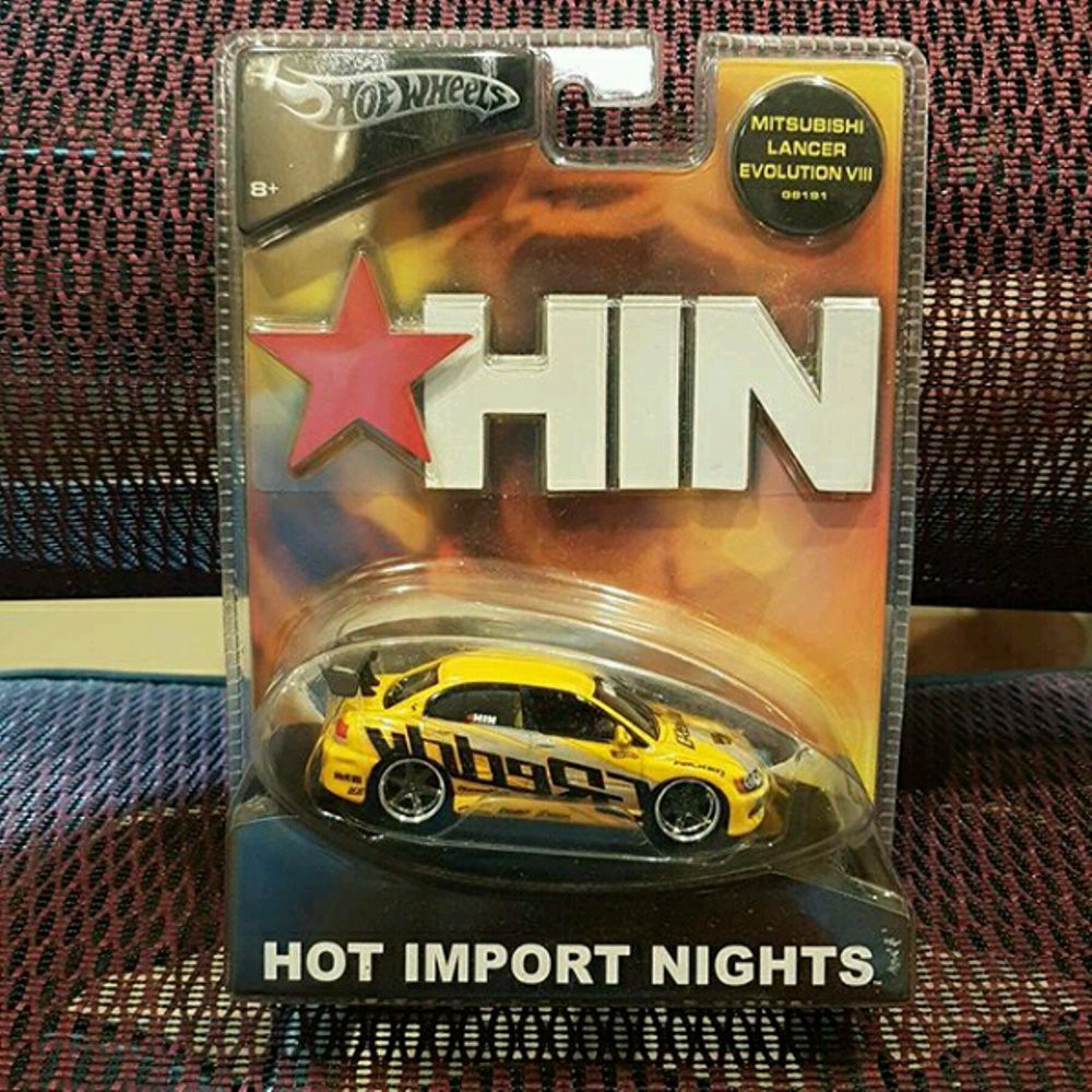 Dijual Hot Wheels Mitsubishi Lancer Evo 8 VIII  Hot Import nights HIN Limited