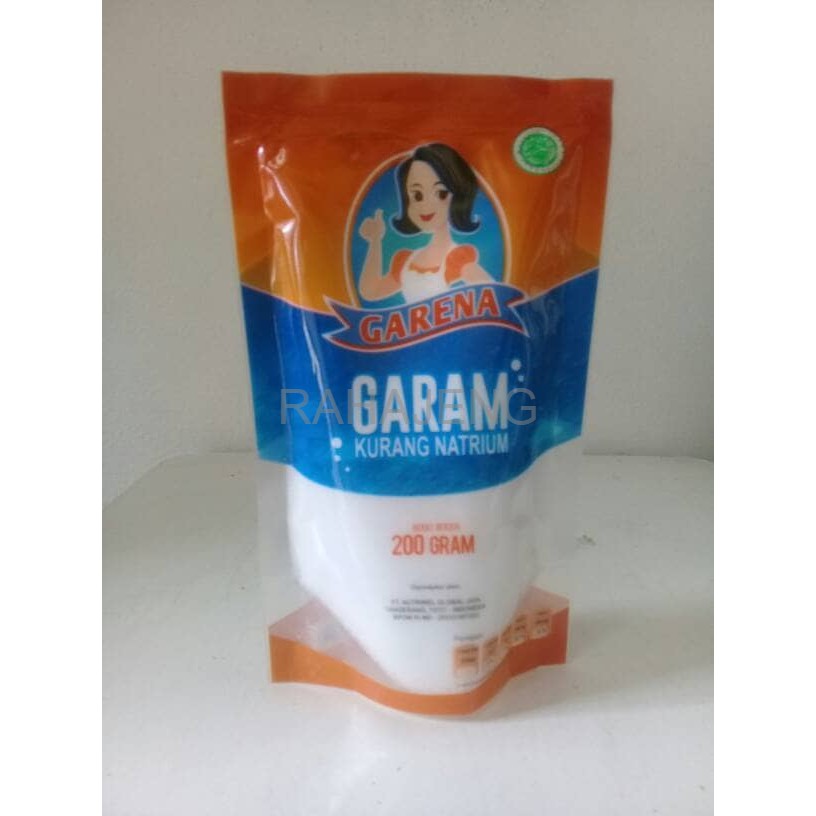 

Garena, garam kurang natrium 200gr