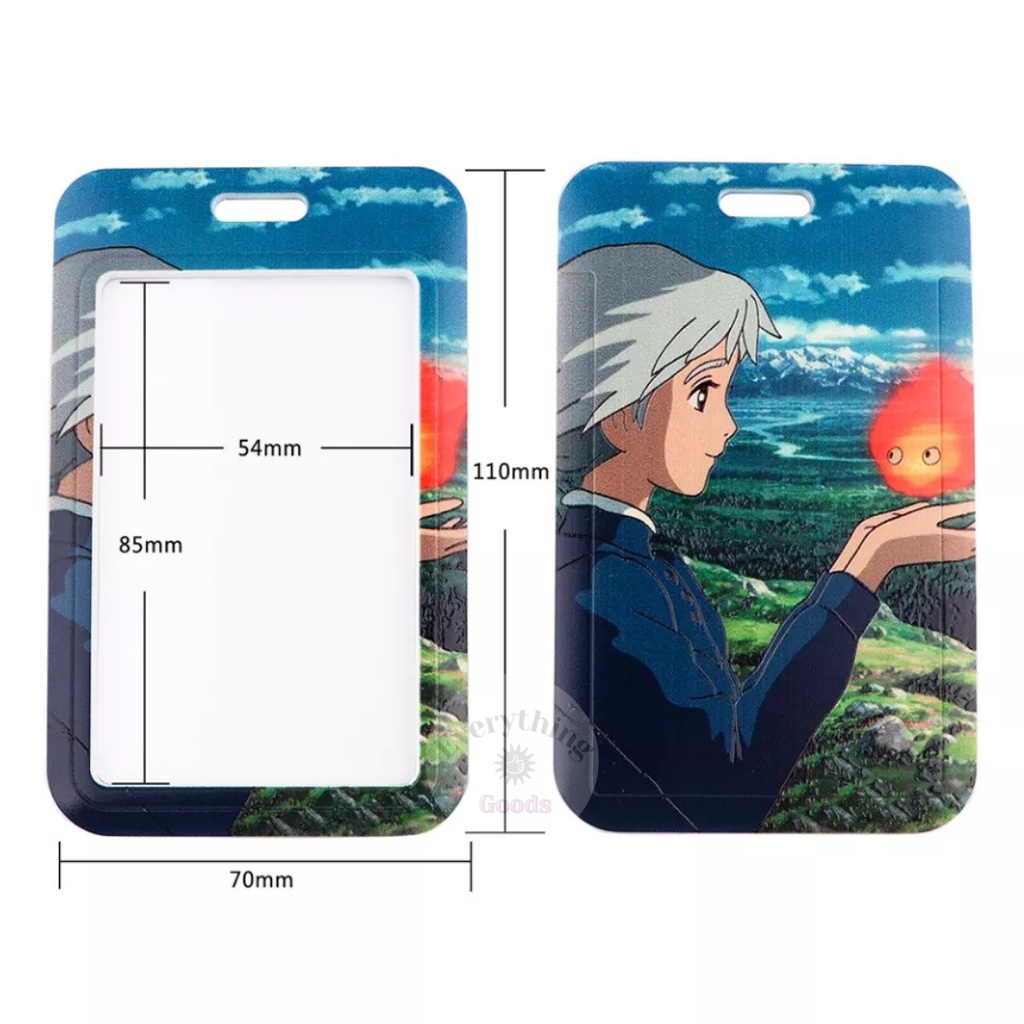

Everything Goods - BH000069 Howl's Moving Castle Sofi Badge Holder ID Card Holder Name Tag Lucu