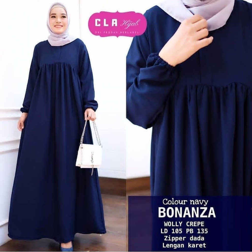 5L XXXL XXL XL L M S | BONANZA DRESS POLOS BIG SIZE TERLARIS