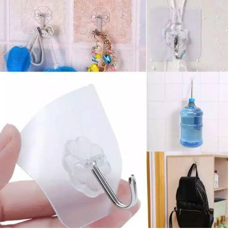 Gantungan dinding magic hook tempel gantungan tempel baju wall hook TEMPEL