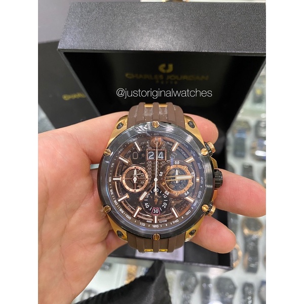 Jam Tangan Pria Charles Jourdan CJ1036-1542C Original