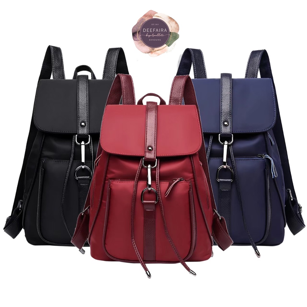 Tas Ransel Wanita Stylish Model Kl1k Stylish X1 Untuk Sekolah Kuliah Dan Kerja