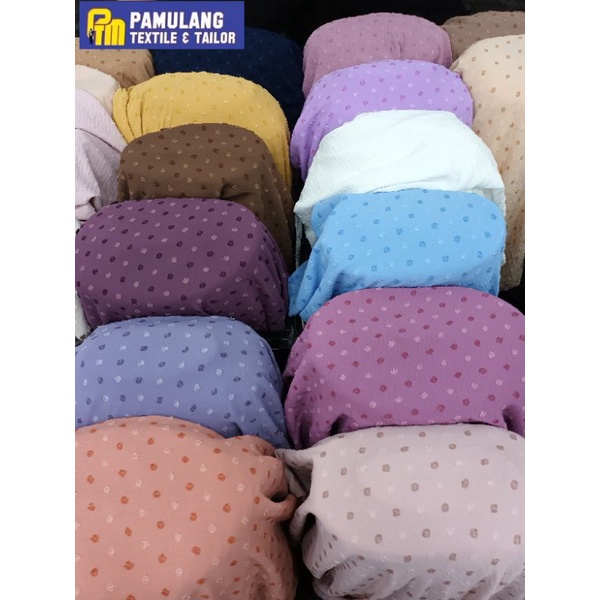 Kain Airflow Uragiri Two Tone (Part 2) || Harga Per Setengah Meter (50 cm)