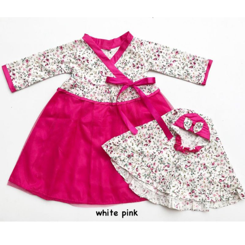 Baju gamis anak perempuan kimono