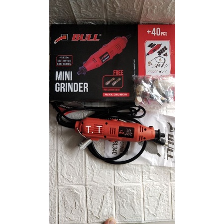 Mini Die Grinder / Mini Tuner, Mesin Gerinda Mini Set BULL BL340