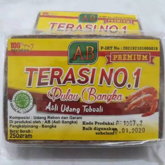 

Terasi udang asli toboali