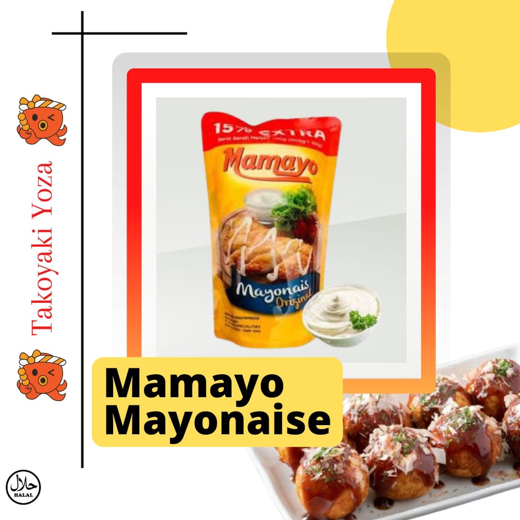

Mayonaise Untuk Takoyaki Merk Mamayo berat 1Kg EXTRA 15%